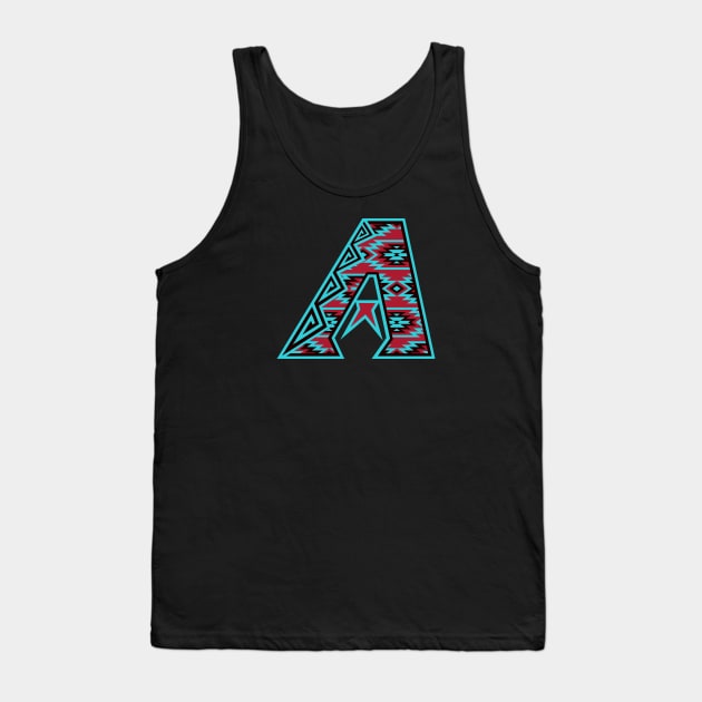 Native Print Dbacks A 1 Tank Top by LunaGFXD